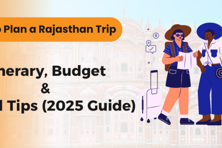 Traveler exploring Rajasthan forts and palaces – how to plan a Rajasthan trip guide by Colourful India Holiday