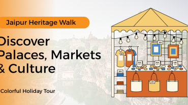 Jaipur Heritage Walk near Hawa Mahal showcasing royal architecture and old city streets